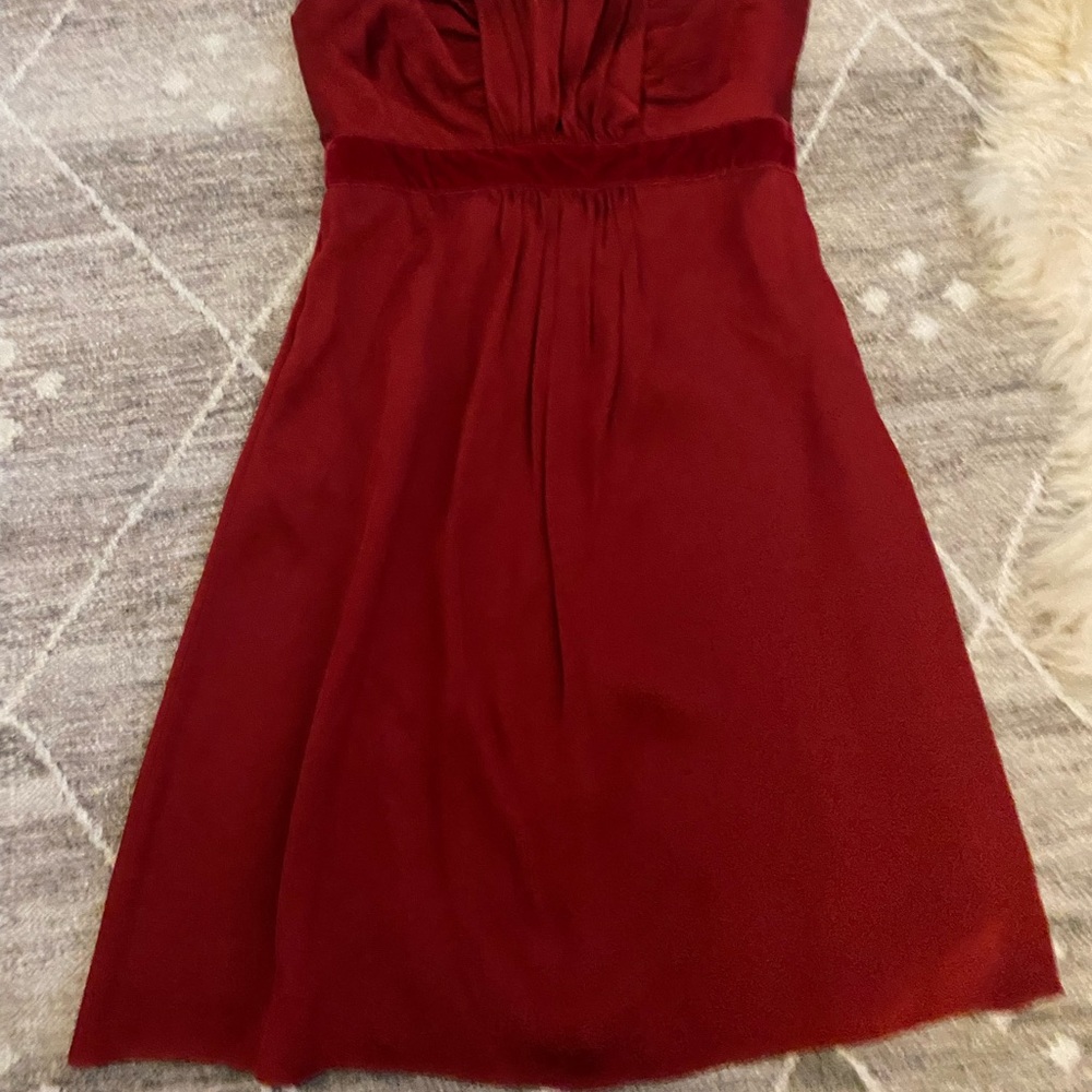 Banana republic silk party dress
